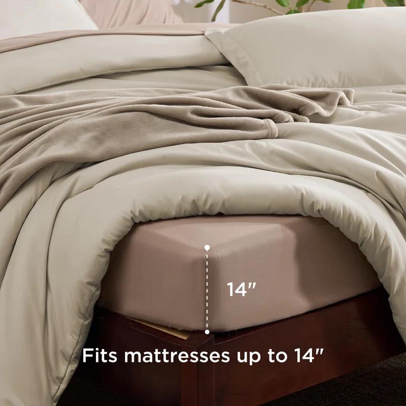 Bedsure Bedsure Prewashed Bedding Set with Soft Fleece Microfiber Bed Blanket