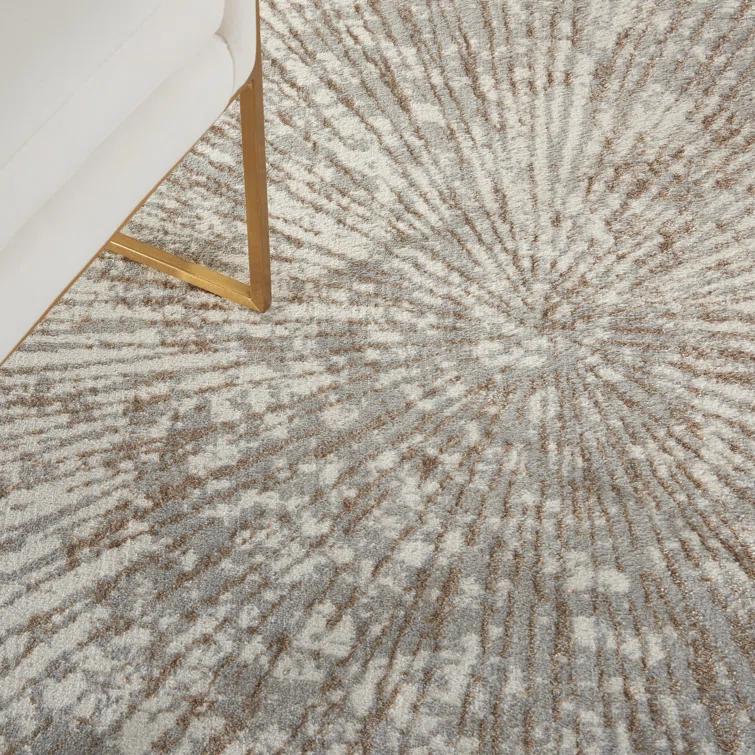 Wrought Studio™ Karlie Abstract Gray Area Rug