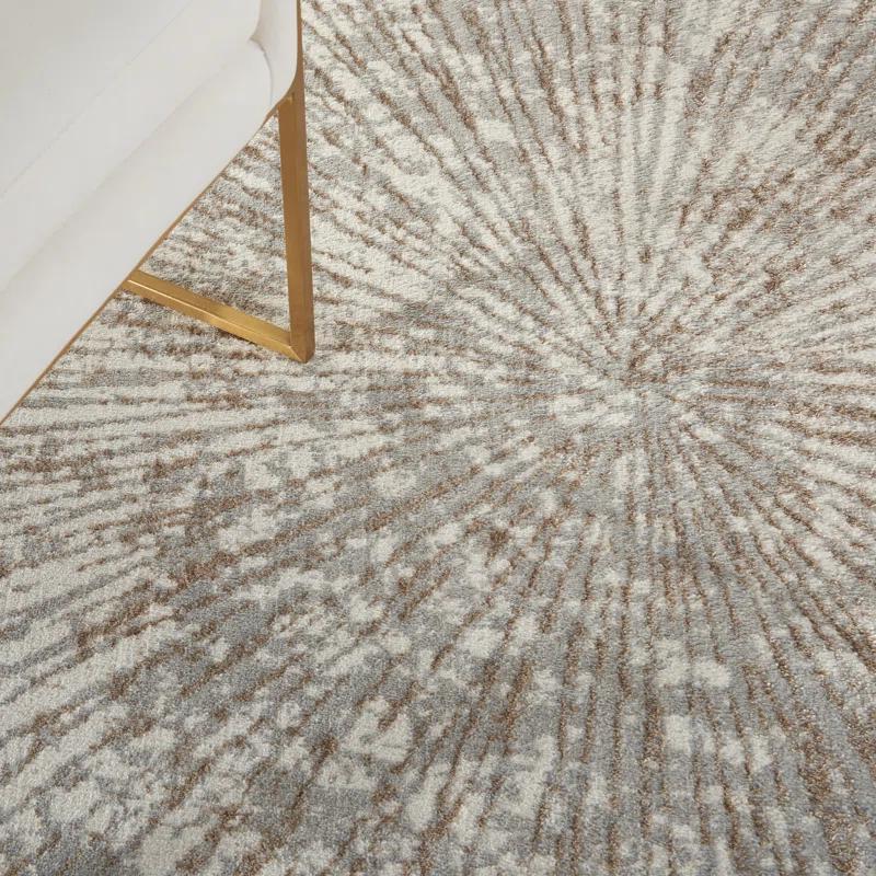 Wrought Studio™ Karlie Abstract Gray Area Rug
