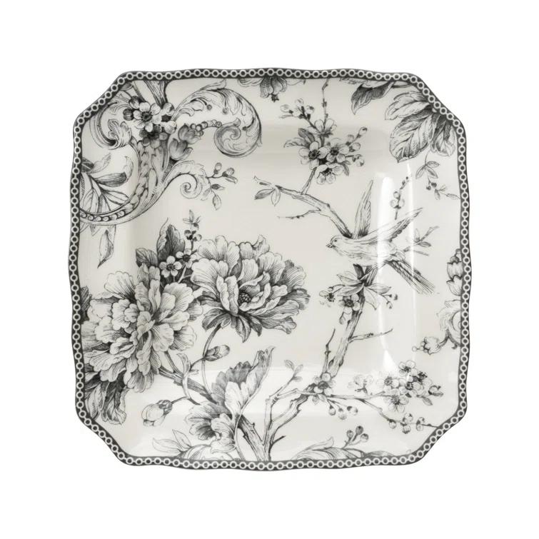 222 Fifth 222 Fifth Adelaide 16-Piece Porcelain Floral Dinnerware Set - Service For 4