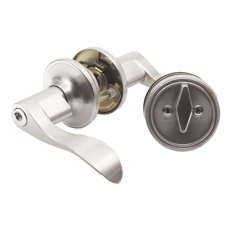 Delaney Hardware Bennett Exterior Lever With Deadbolt Reversible Entry Set