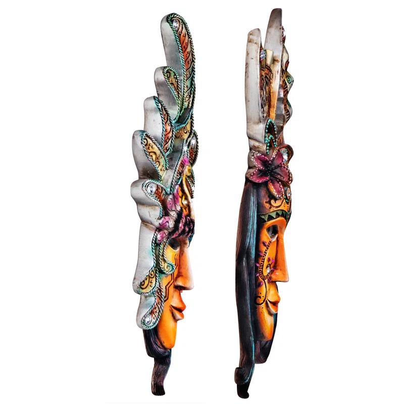 Design Toscano 2 Piece Masquerade Mask Wall Décor Set | Wayfair