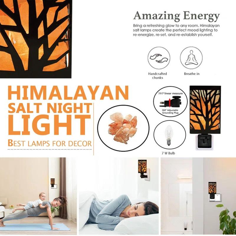 Himalayan Glow Natural Salt Tree 2-Light Night Light
