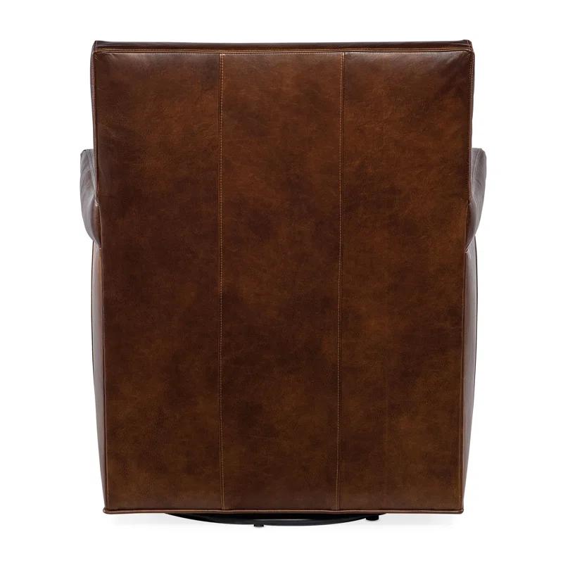 Hooker Furniture Leather Swivel Club Chair