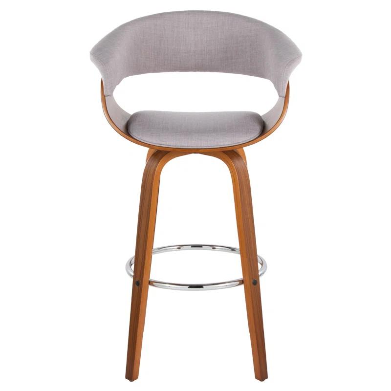 Vintage Mod 30" Fixed-Height Barstool - Set Of 2