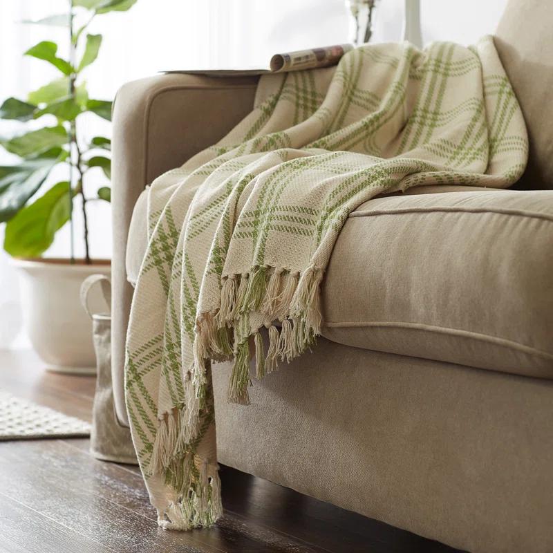 Design Imports Hand Woven Throw Blanket