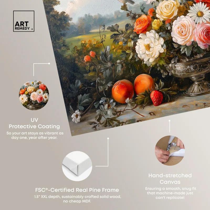 Art Remedy Dreamscape Flora II Canvas Classic Floral Art by Art Remedy