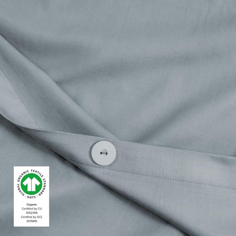 Bare Home 400 Thread Count Organic Cotton Sateen Duvet Cover Set