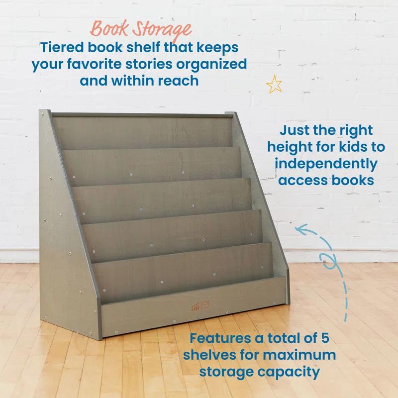 ECR4Kids ECR4Kids Single-Sided Book Display, Classroom Bookshelf