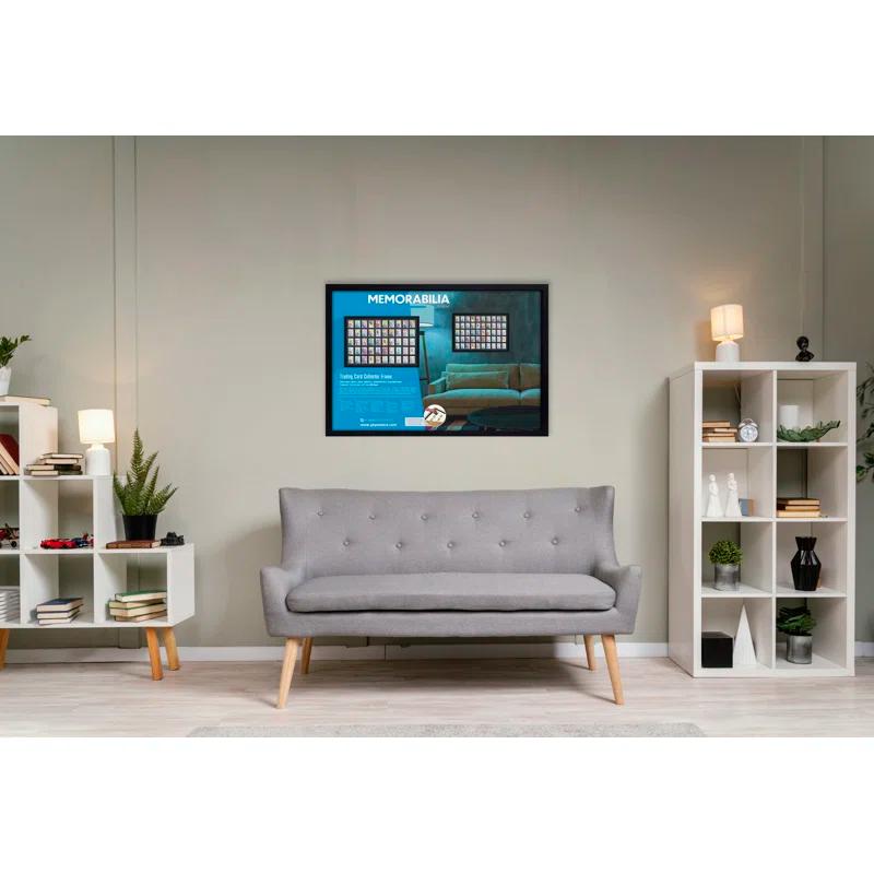 Gb Eye 36X24 Display Trading And Sport Cards Collector Frame, 50 Cards Display Case