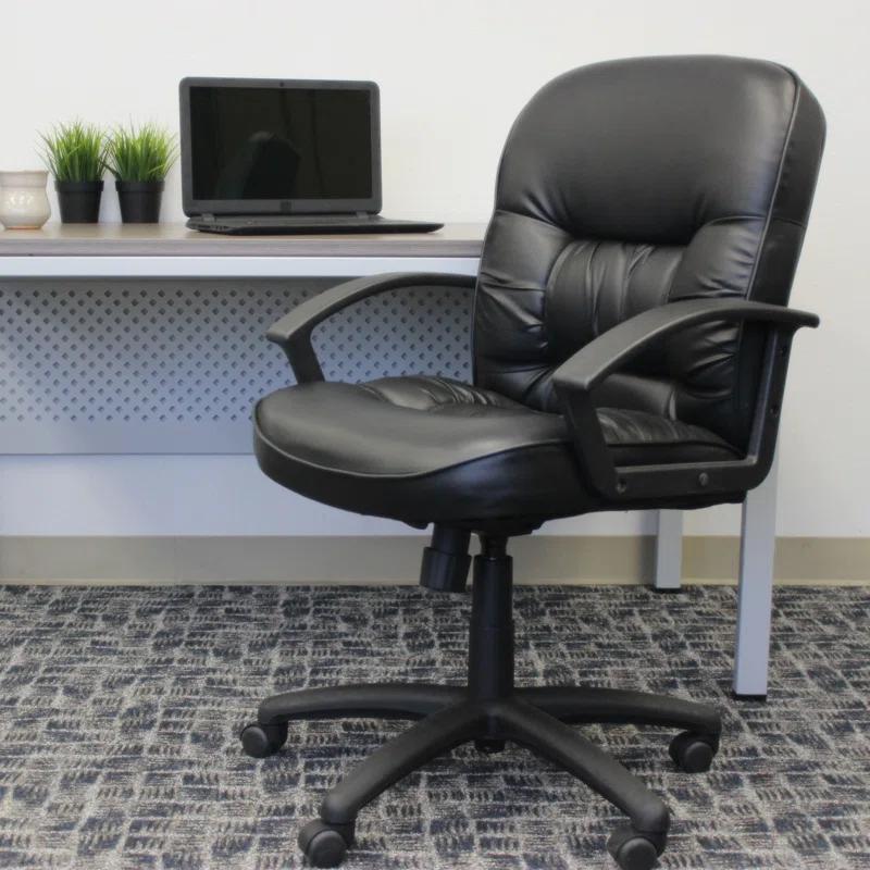 Boss Office Products Ergonomic Vinyl Executive Chair