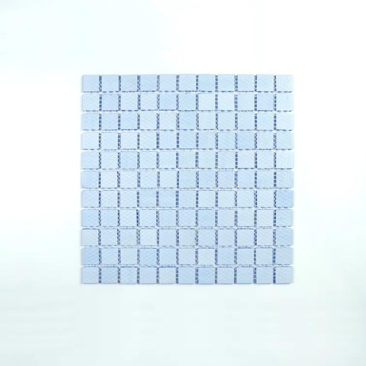 WS Tiles® 1" x 1" Straight Edge Glass Mosaic Tile