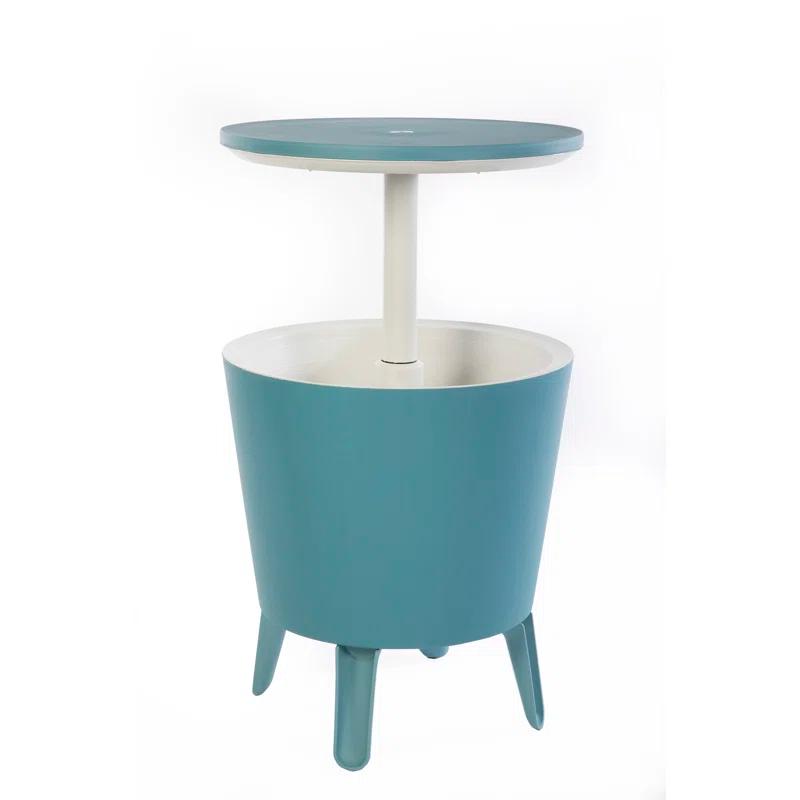 Keter 32 Qt. Cool Bar Cooler Outdoor Weather Resistant Patio Furniture 2 in 1 Pop Up Cocktail Side Table and Beverage Cooler Combo & Reviews | Wayfair