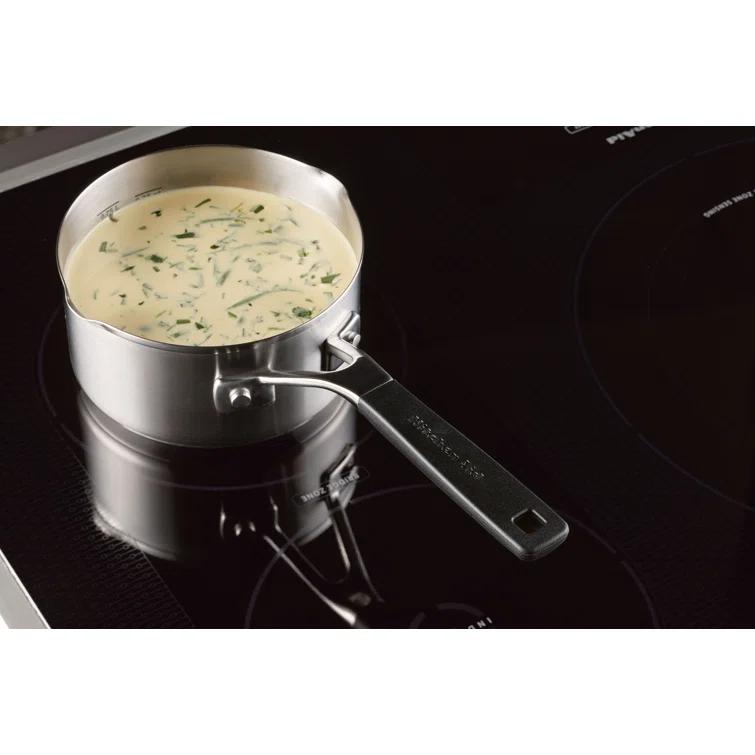 KitchenAid® KitchenAid Stainless Steel Induction Sauce Pan with Pour Spouts, 1 Quart