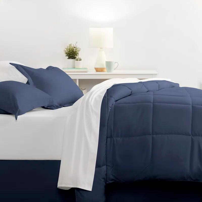 IEnjoy Home Simply Soft 8 Piece Microfiber Complete Bedding Set