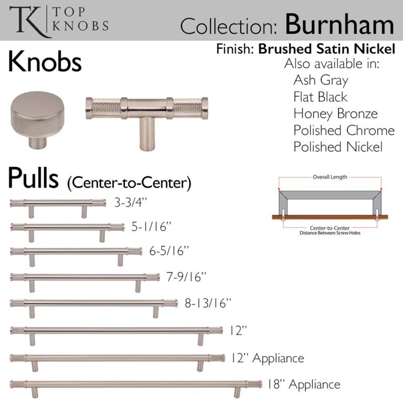 Top Knobs Burnham Bar Pull
