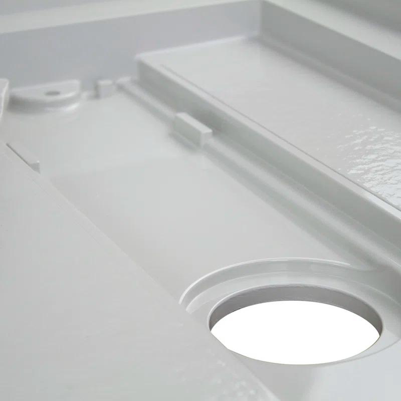Transolid FLU6032L-39 60'' W 32'' D Rectangular Single Shower Base