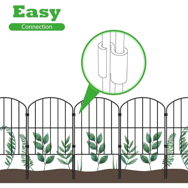 MAXAYA Decorative Garden Fence Fencing 10 Panels