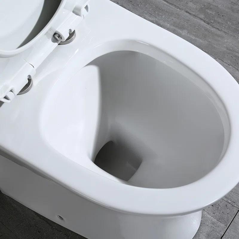 1.28 GPF Space Saving Round Compact One-Piece Toilet (Seat Included)