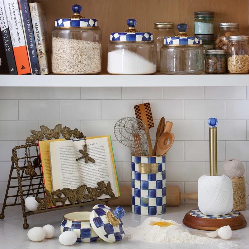 MacKenzie-Childs Wood Paper Towel Holder