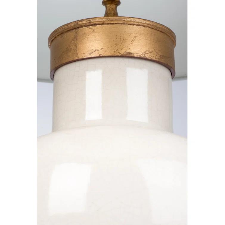 Bradburn Home Cove Couture Ceramic Table Lamp