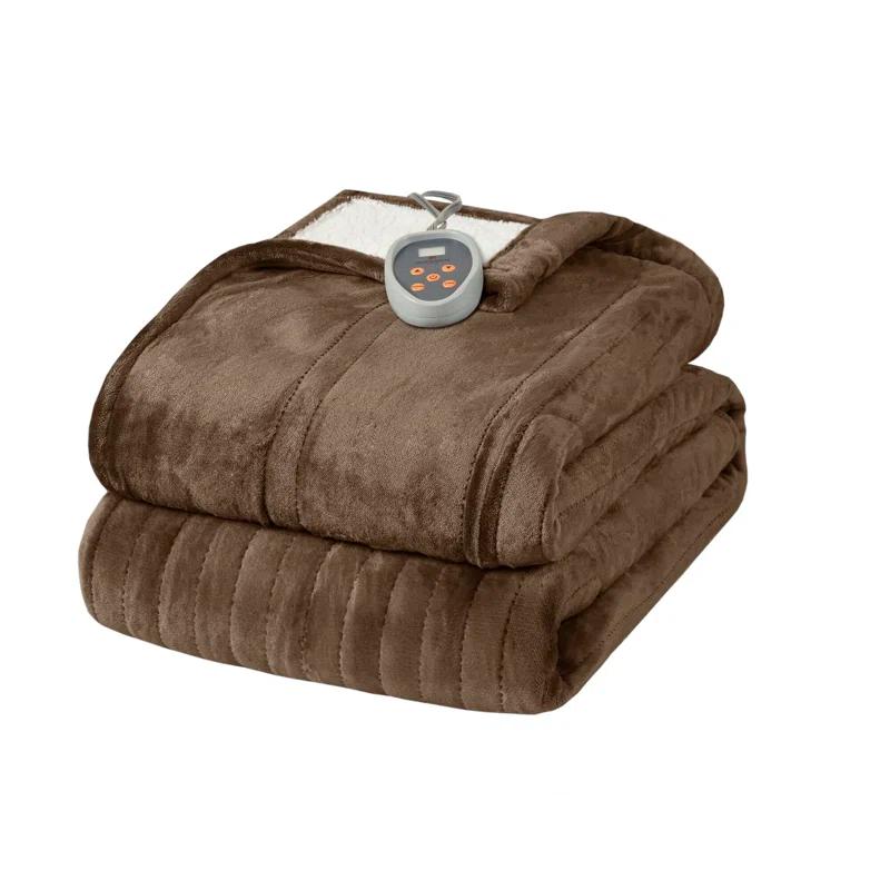 Woolrich Heated Plush to Berber Blanket