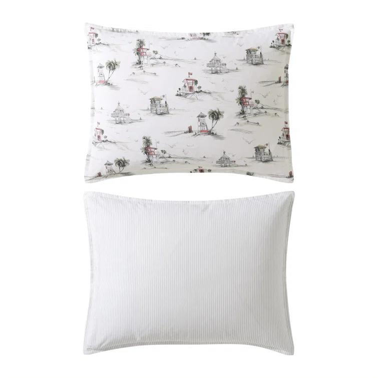 Tommy Bahama Home Beach Club Cotton Duvet Cover Set | Wayfair