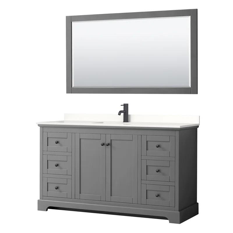 Avery 60'' Single Bathroom Vanity with Top