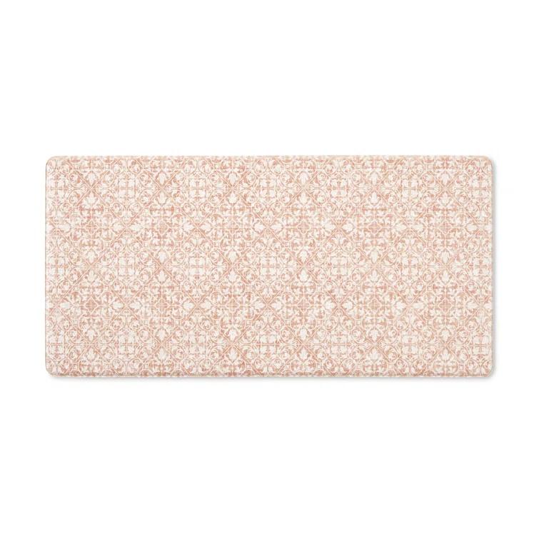 Town & Country Living TOWN & COUNTRY BASICS Comfort Plus Non-Slip Backing Vintage Medallion Tile Anti Fatigue Comfort Mat