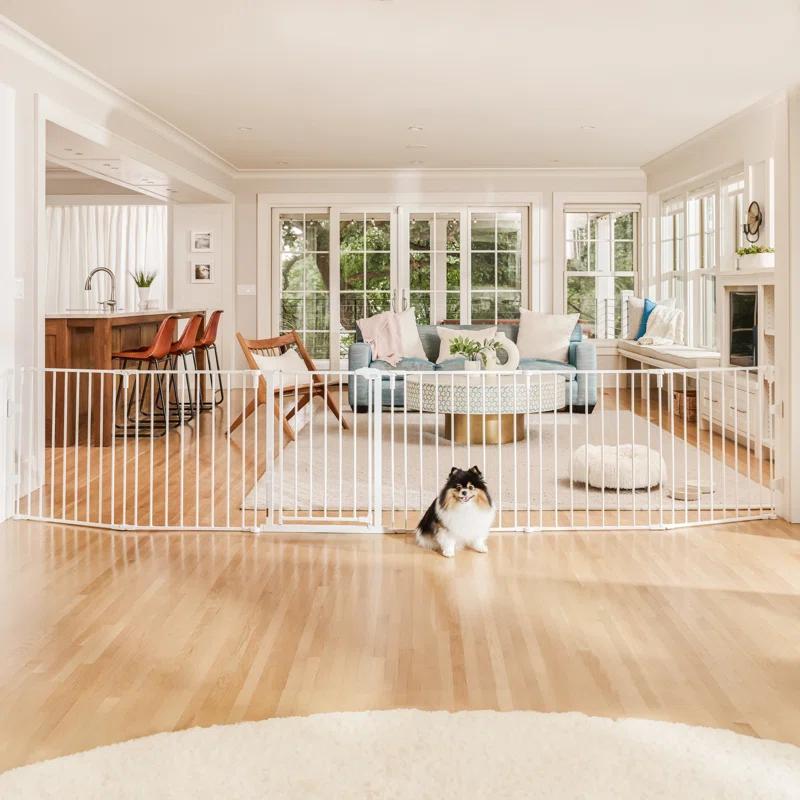 Carlson Pet Products 28'' H 6 Panel Metal Exercise Pen With Door