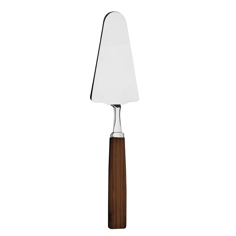 Broggi Dakar Acacia Stainless Steel Cake Server