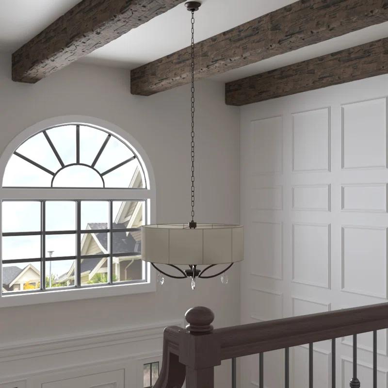 Ekena Millwork Salvaged Timber HeritageTimber Faux Wood 3-Sided Ceiling Beam (U-Beam)