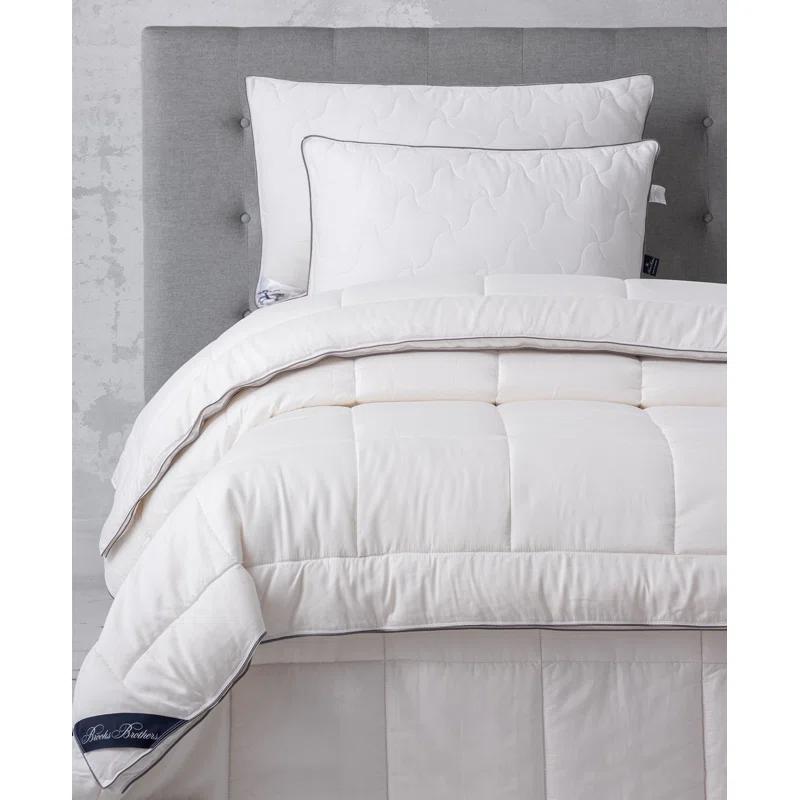 Brooks Brothers Fill Power All Season Tencel Down Alternative Comforter