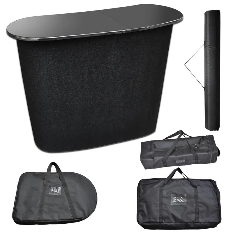Yescom Portable Pop Up Podium Counter Table Stand Promotion Retail Trade Show Display