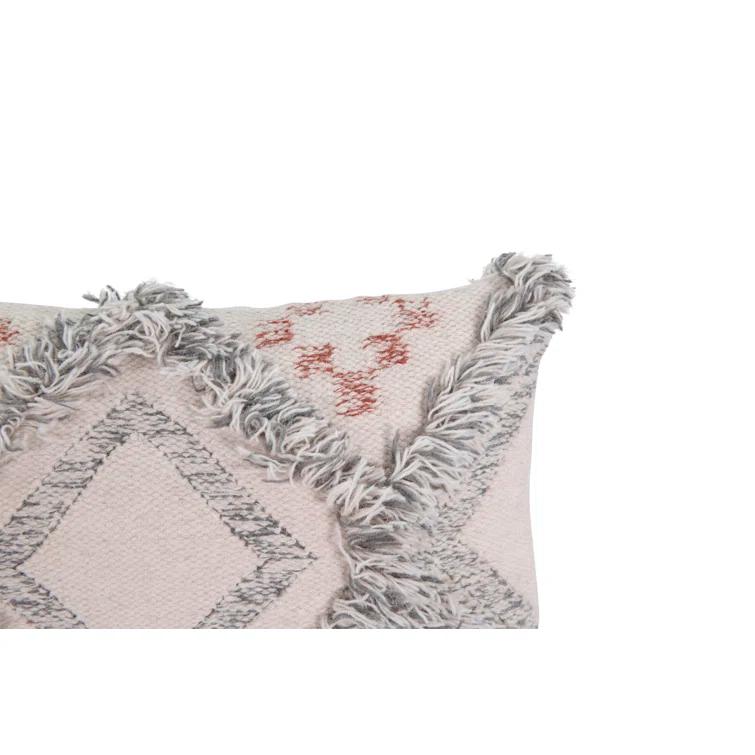 Creative Co-Op Fringed Throw Pillow