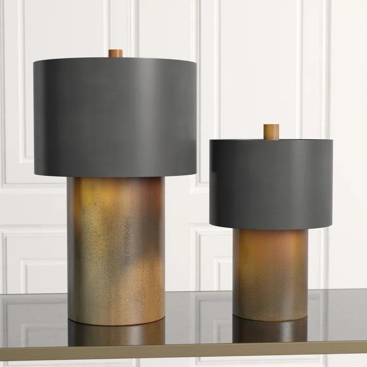 Global Views Tortoise Drum Lamp-Lg