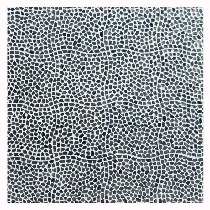 Bond Tile Fractal Pebble 11.88 in. x 11.88 in. Polished Glass Wall Mosaic Tile (0.98 Sq. Ft. / Each) | Wayfair