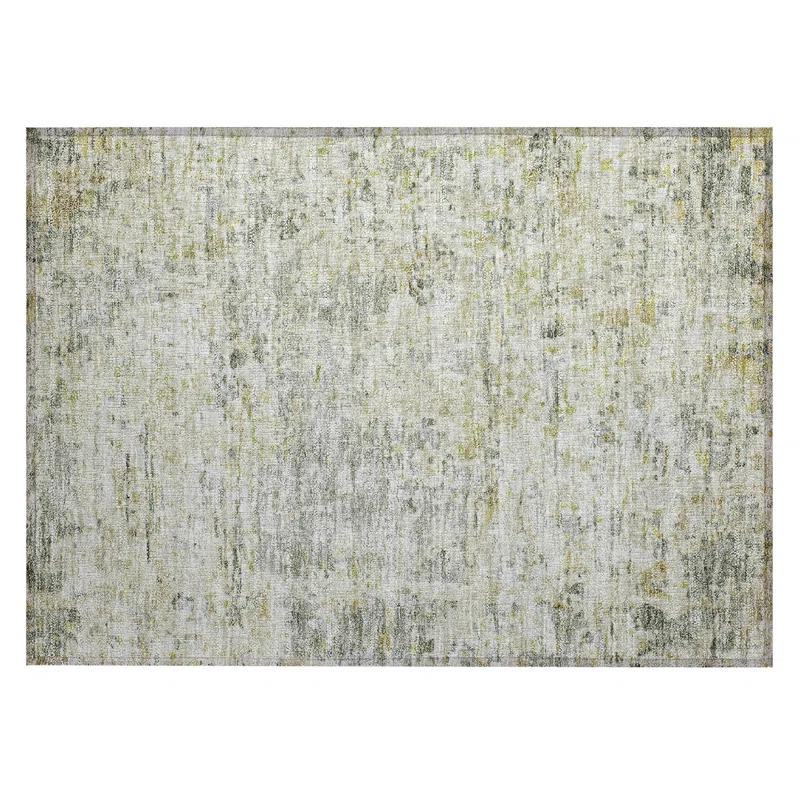 Machine Washable Indoor/Outdoor Cicel ACN1128 Sage Rug