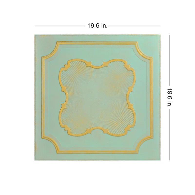 A La Maison Ceilings Coronado 1.6 ft. x 1.6 ft. Polystyrene Glue-up Ceiling Tile (Set of 48)