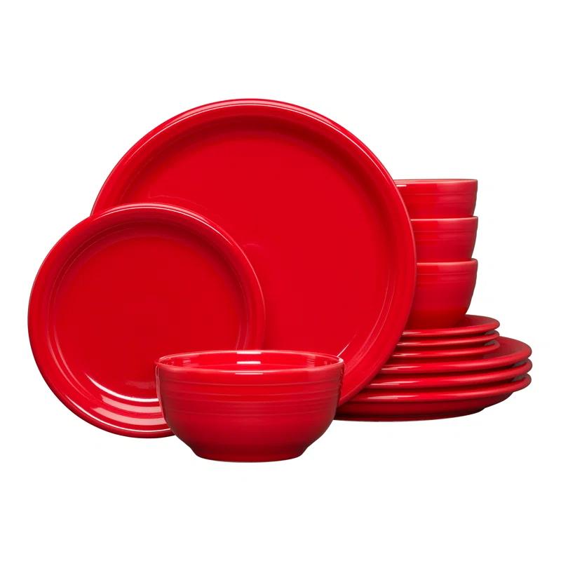 Fiesta Fiesta Bistro Coupe 12-Piece Dinnerware Set, Service for 4