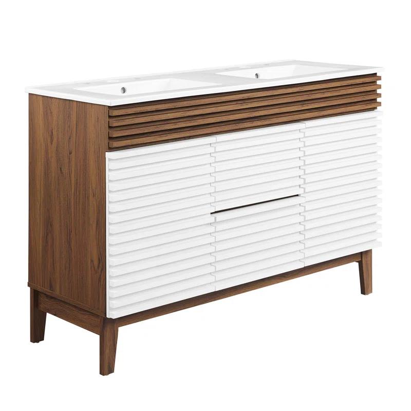 Trio Supply House Modway Render 48" Double Sink Bathroom Vanity