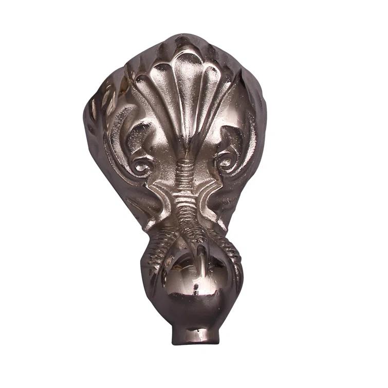 Barclay Gareth 53.25'' x 28.25'' Freestanding Soaking Cast Iron Bathtub CTSN53-WH-BN