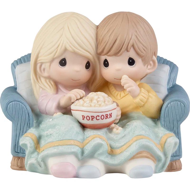 Precious Moments Life Is Butter Together Bisque Porcelain Figurine