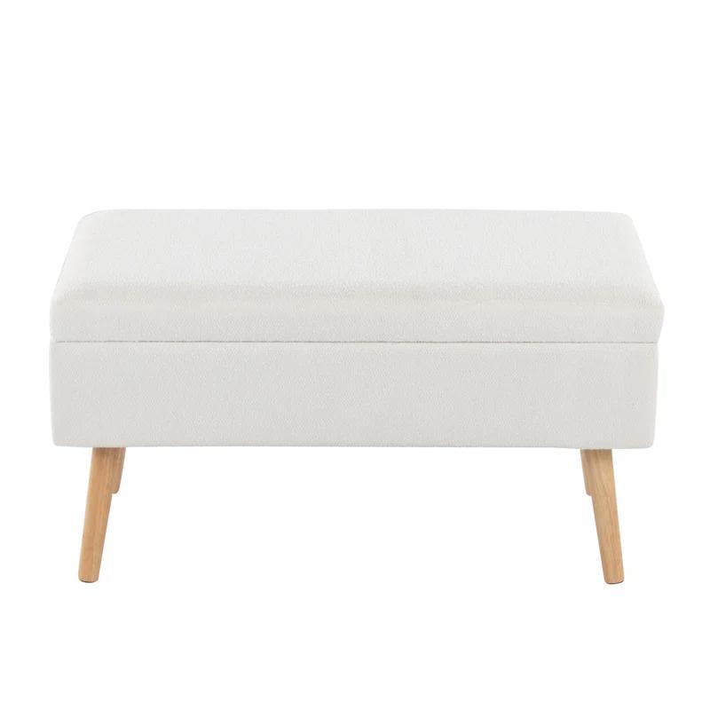 Mercury Row® Beyers Fabric Upholstered Storage Bench