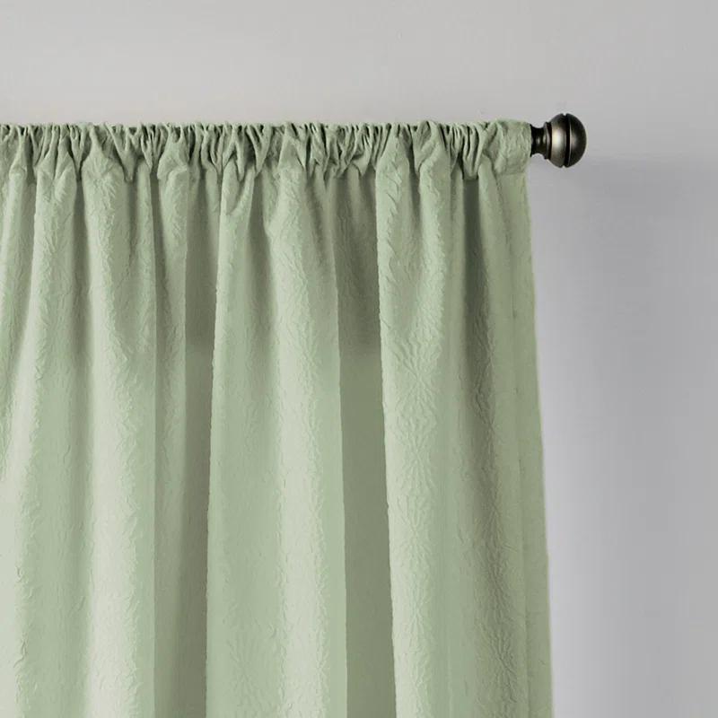 DKNY Chrysanthemum Solid Color Grommet Curtain Panel Pair (Set of 2)