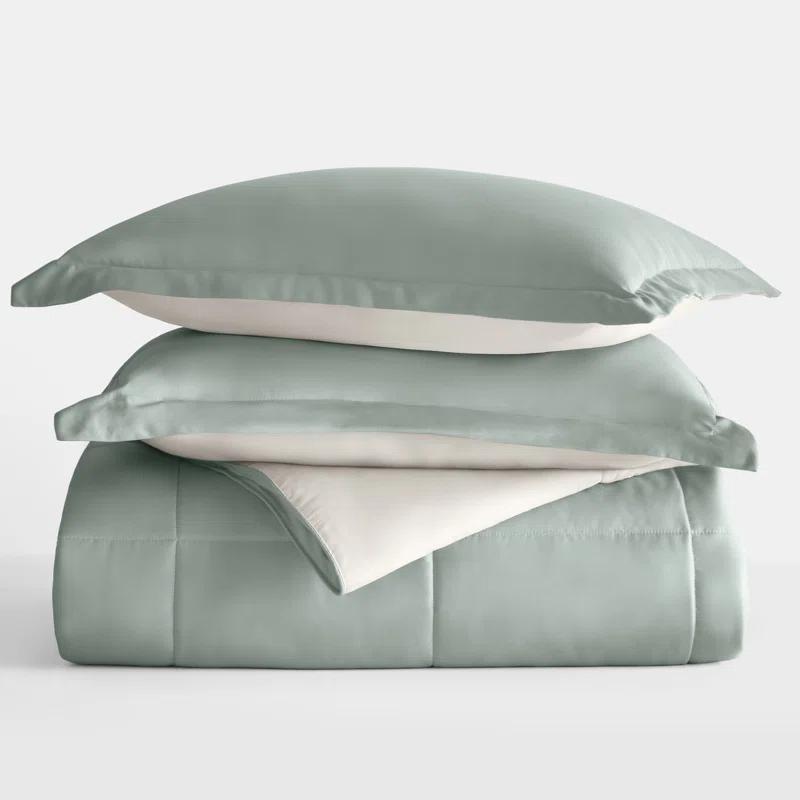 Becky Cameron Reversible Down-Alternative Comforter Bedding Set