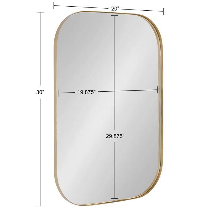 Slade Metal Flat Mirror