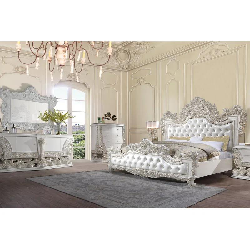 Rosdorf Park Reenan 2-Door Dresser in Antique White