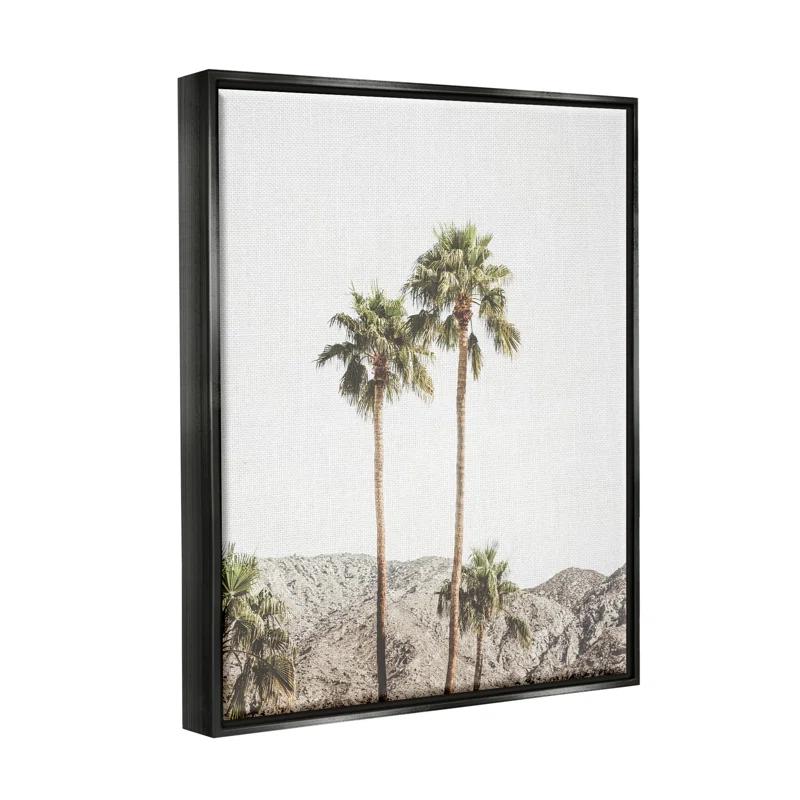 Stupell Industries " Looming Palm Trees Photography " by Sisi And Seb