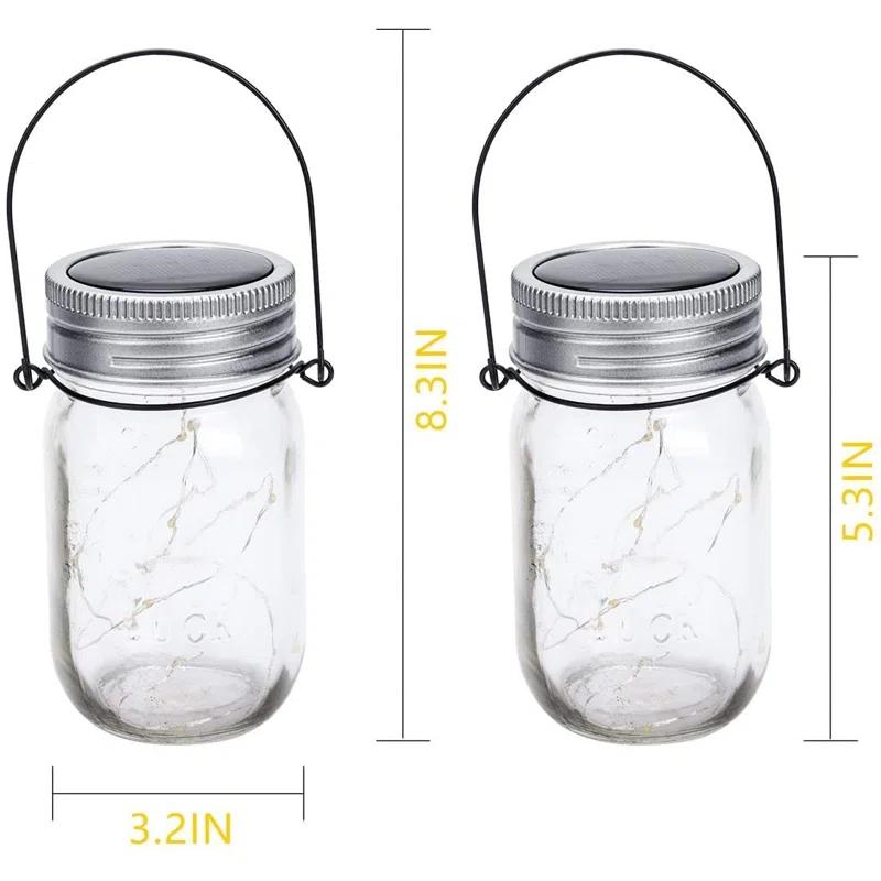5.3'' Solar Powered Integrated LED Outdoor Lantern (Set of 6)